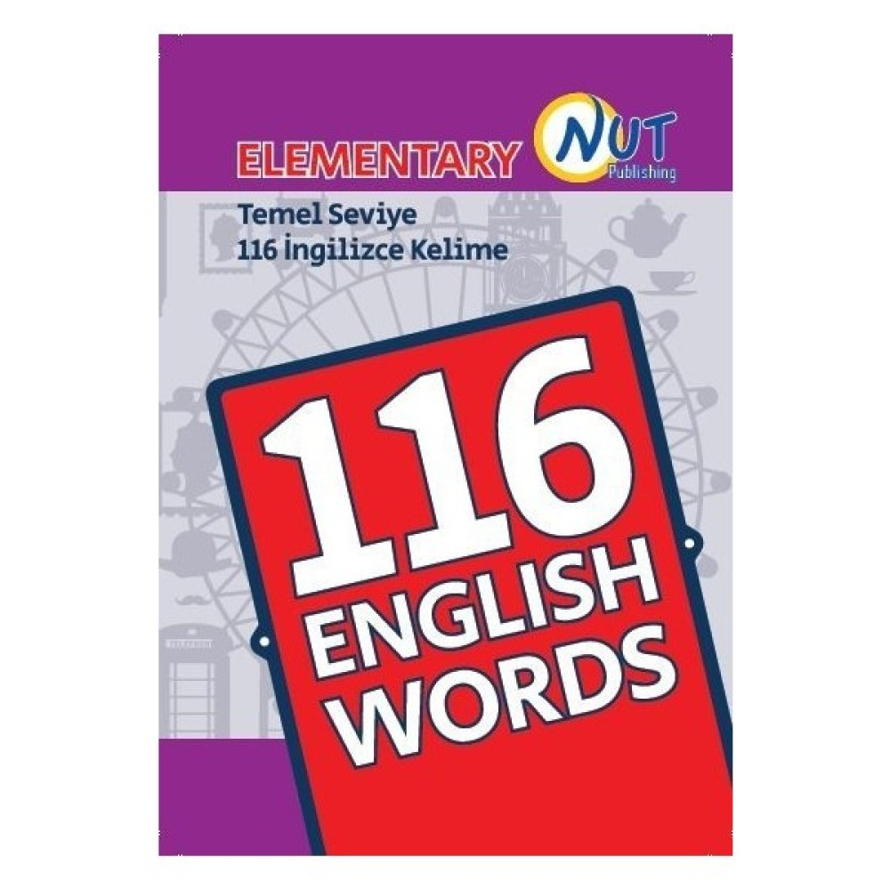 Nut Publishing Elementary 116 English Words Kartları Yabancı Dil Öğretici Kitaplar ve Eğitim Setleri Fiyatı