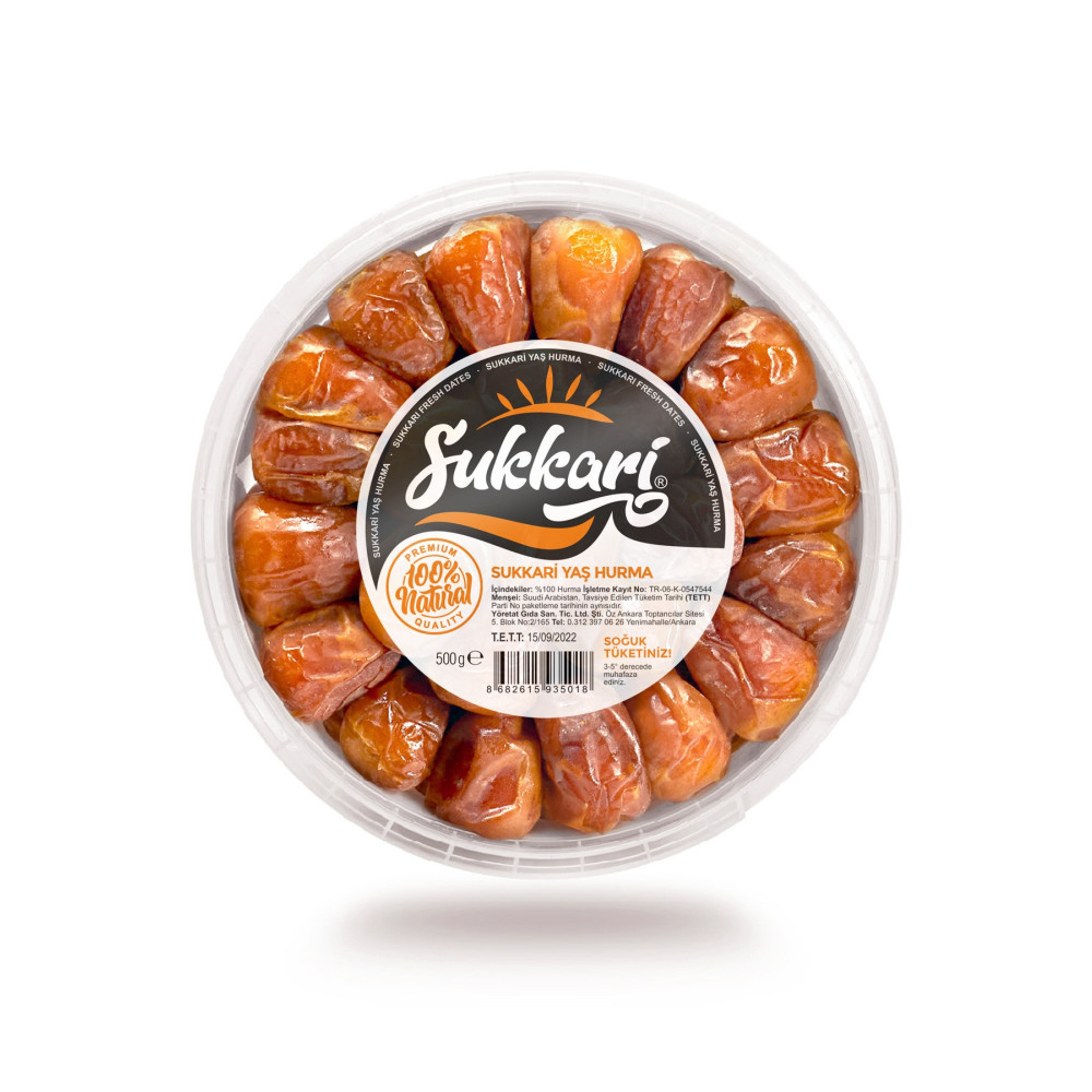 NUTAREL Sukkari Yaş Hurma - Premium 500 Gr. Kuruyemiş Fiyatı