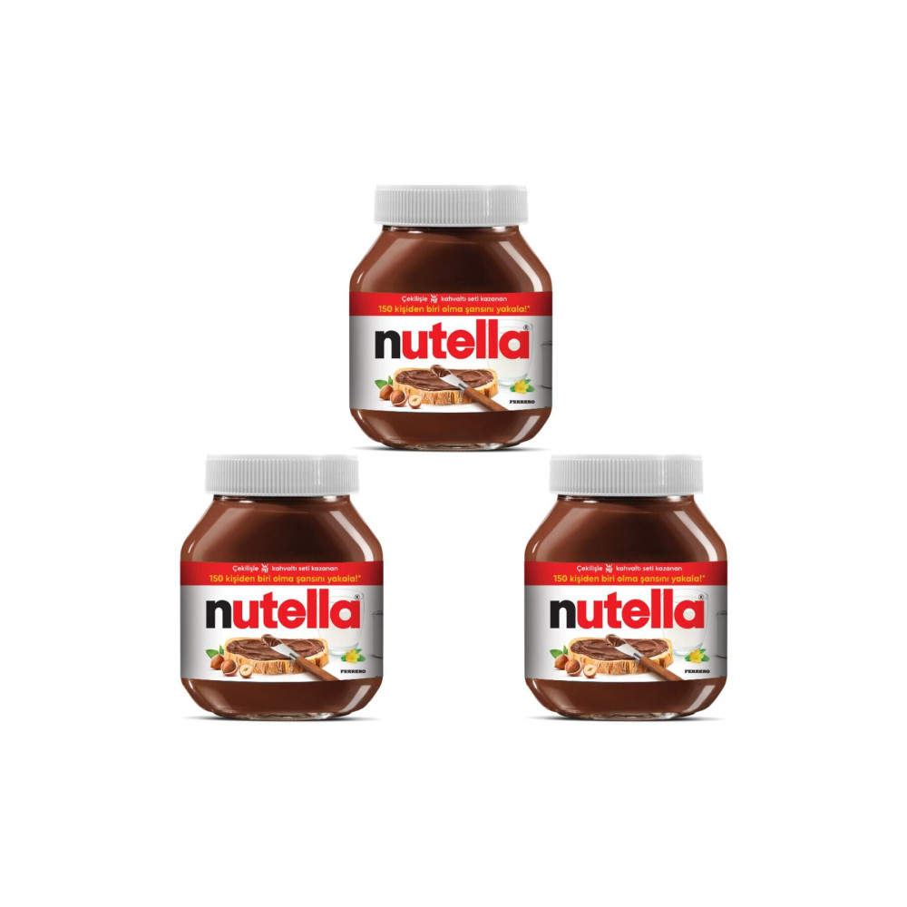 Nutella Kakaolu Fındık Kreması 3 X 750 G Sürülebilir Fiyatı