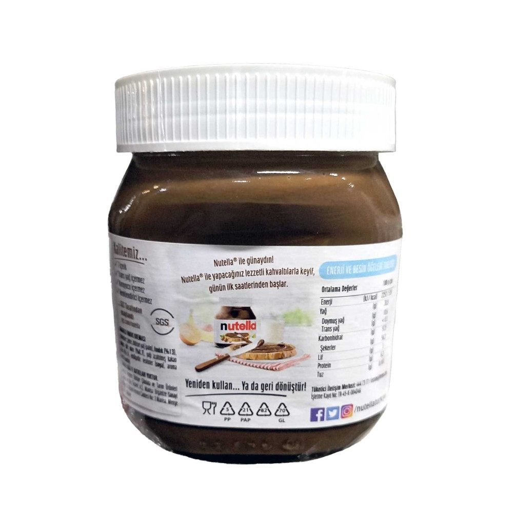Nutella Kakaolu Fındık Kreması 400 gr
