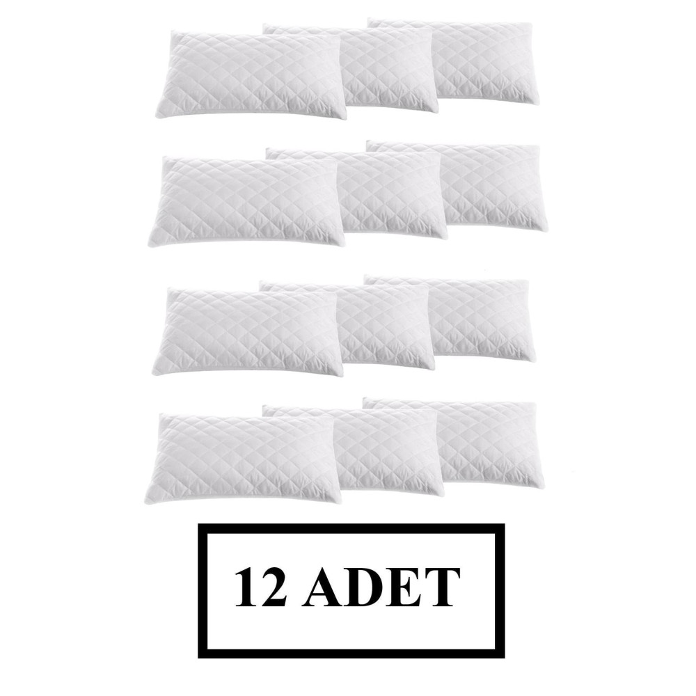 NUTEX 12 Adet Kapitoneli Fermuarlı Yastık Koruyucu Alez 50x70 cm Yastık Kılıfı Fiyatı