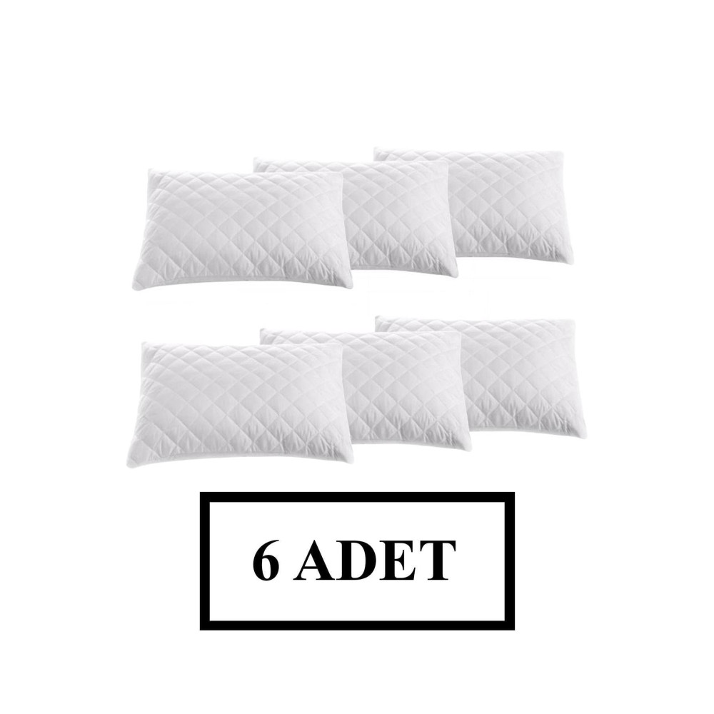 NUTEX 6 Adet Kapitoneli Fermuarlı Yastık Koruyucu Alez 50x70 cm Yastık Kılıfı Fiyatı