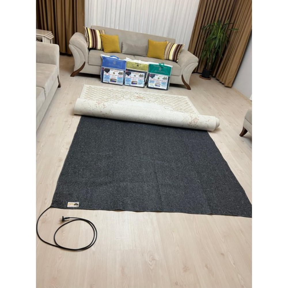 Nuthermo 100 x 200 cm Keçeli Elektrikli Halı Altı Isıtıcı Yerden Isıtma (Floor Heating) - Siyah Isıtıcılar Fiyatı