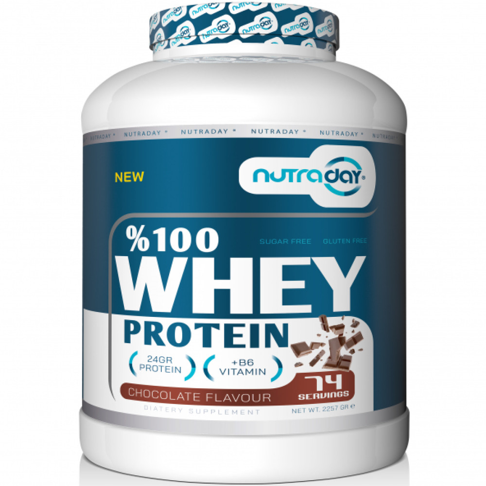 Nutraday Whey Protein 2257 Gr Protein Tozu 24 Gram Protein 74 Servis Aromani Sec Protein Tozları Fiyatı