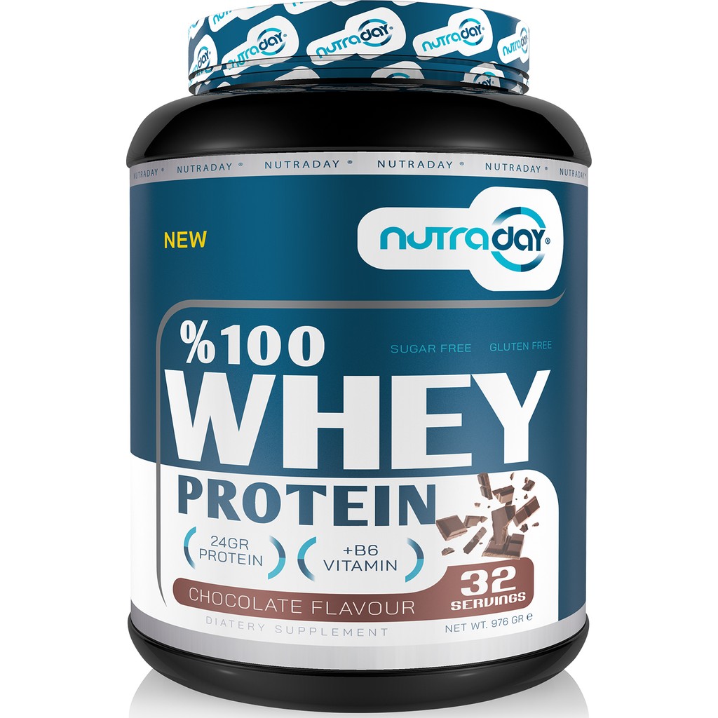 Nutraday Whey Protein 976 gr Çikolata Aromalı Protein Tozu 24 Gram Protein 32 Servis Diğer Fiyatı