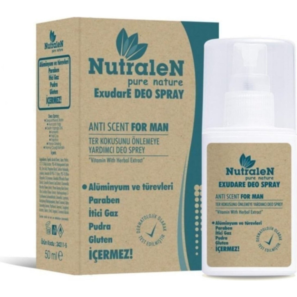 Nutralen Exudae Deo Spray Anti Scent For Men 50 ml Deodorantlar Fiyatı