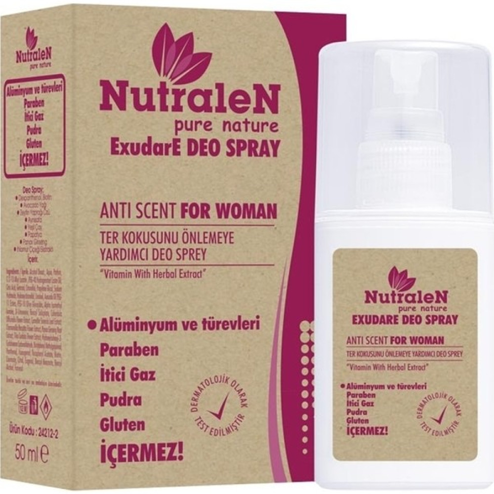 Nutralen Exudare Deo Spray 50 Ml Deodorantlar Fiyatı