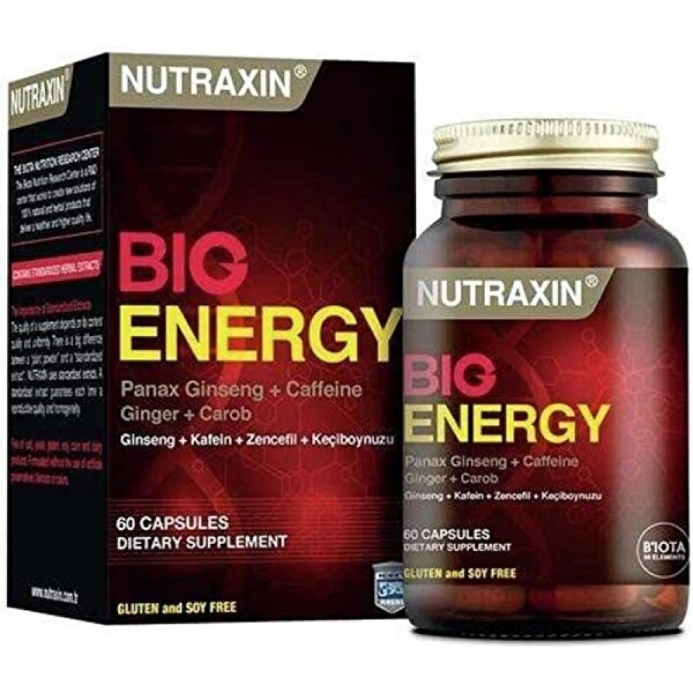 Nutraxin Big Energy 60 Kapsul - -- Protein Tozları Fiyatı