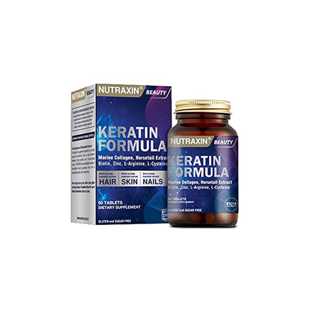 Nutraxin Keratin Formula 60 Tablet - Saç Bakım Vitamini Sağlık / Diyet Fiyatı