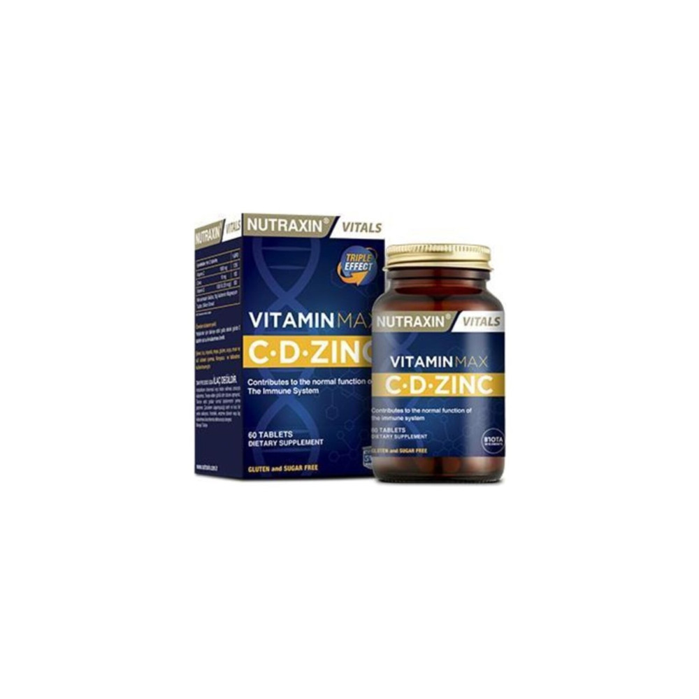 Nutraxin Vitamin Max C-D-Zinc 60 Tablet - Sağlık / Diyet Fiyatı
