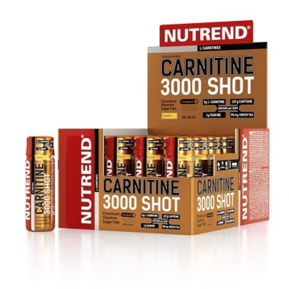 Nutrend L-Carnitine Shot 3000Mg 60Mlx20 Ampul Sporcu Besinleri Fiyatı