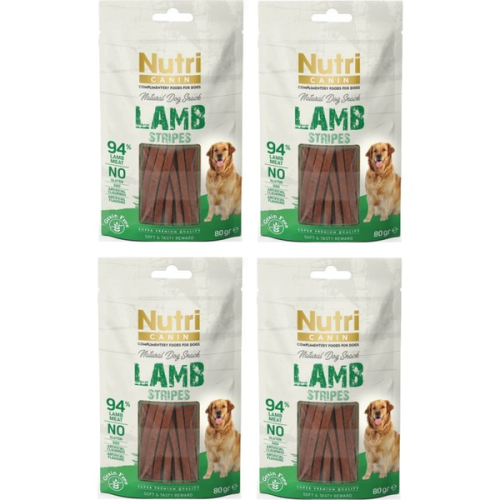 Nutri Canin Kuzu Etli Fileto Tahılsız Köpek Ödülü 80 Gr. x 4 Adet Evcil Hayvan Ürünleri Fiyatı