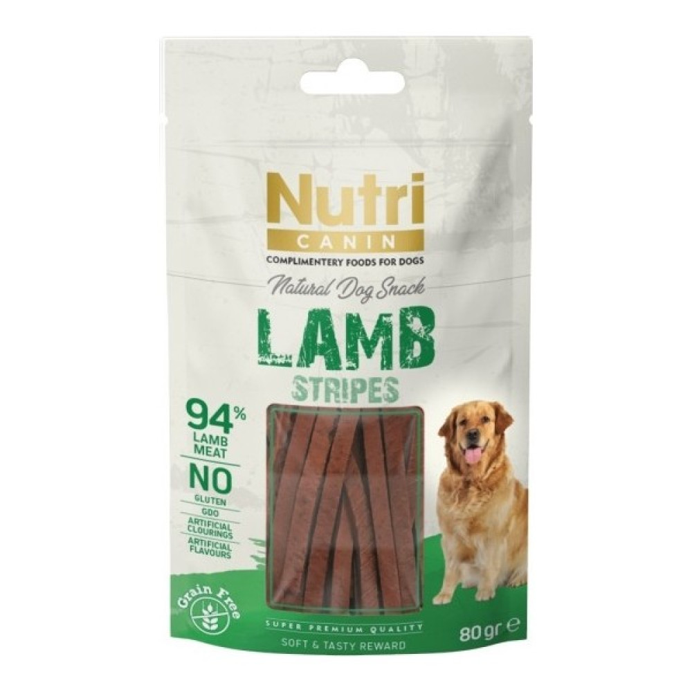 Nutri Canin Lamb Stripes Snack Köpek Ödülü 80 gr Evcil Hayvan Ürünleri Fiyatı