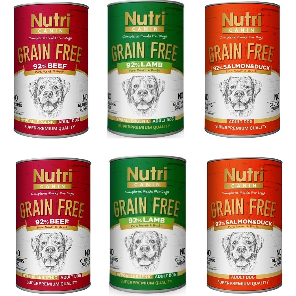 Nutri Canin Tahılsız 3 Çeşit Karma Köpek Konserve 400 Gr. x 6 Adet Diğer Fiyatı