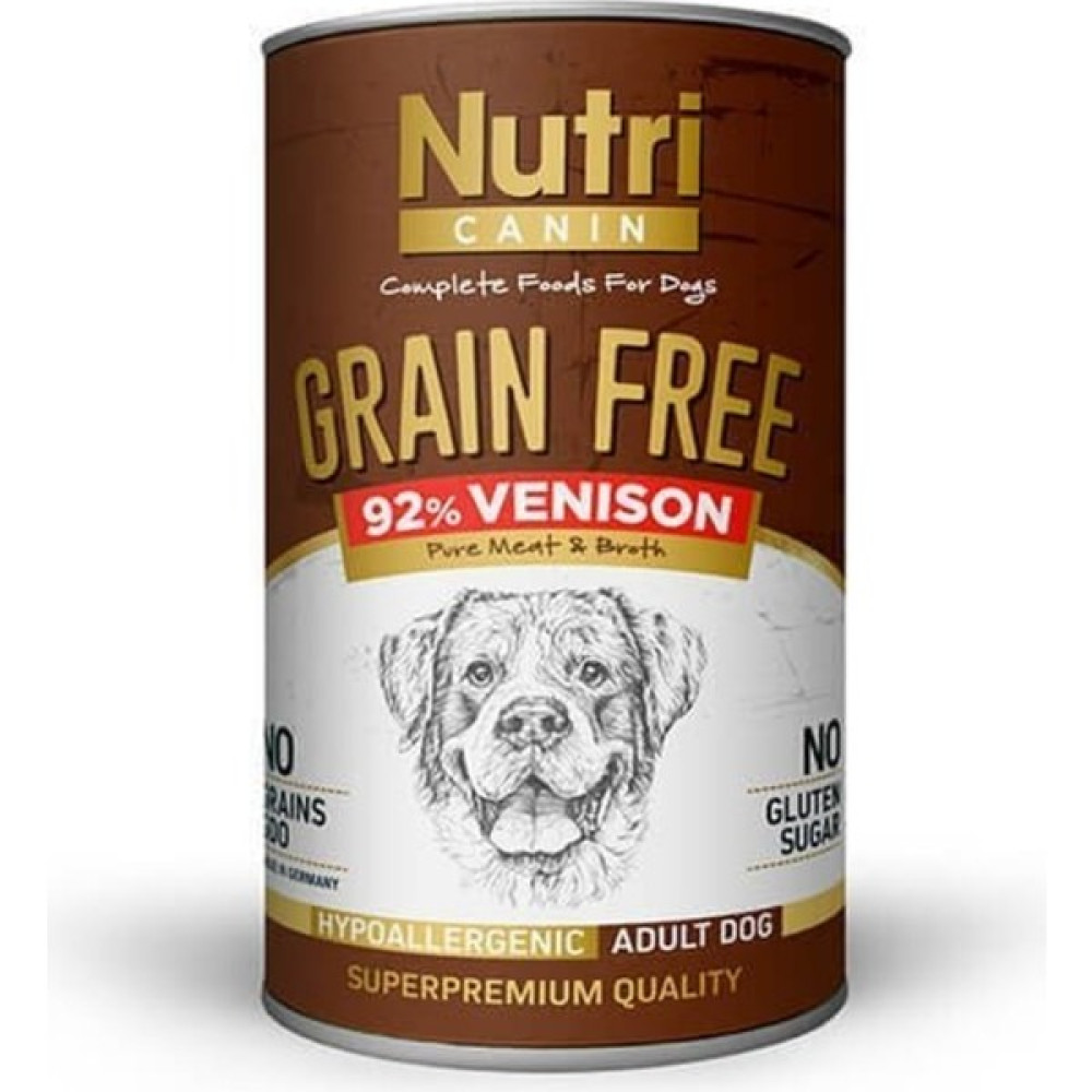 Nutri Canın Tahılsız %92 Geyik Etli Yaş Köpek Maması 400 gr - 1 Evcil Hayvan Ürünleri Fiyatı