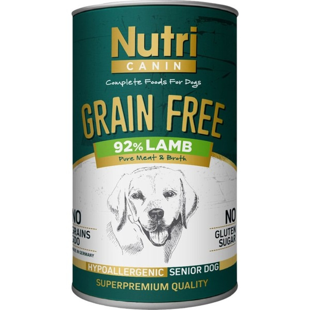 Nutri Canın Tahılsız %92 Kuzu Etli Yaşlı Köpek Yaş Maması 400GR - 1 Evcil Hayvan Ürünleri Fiyatı