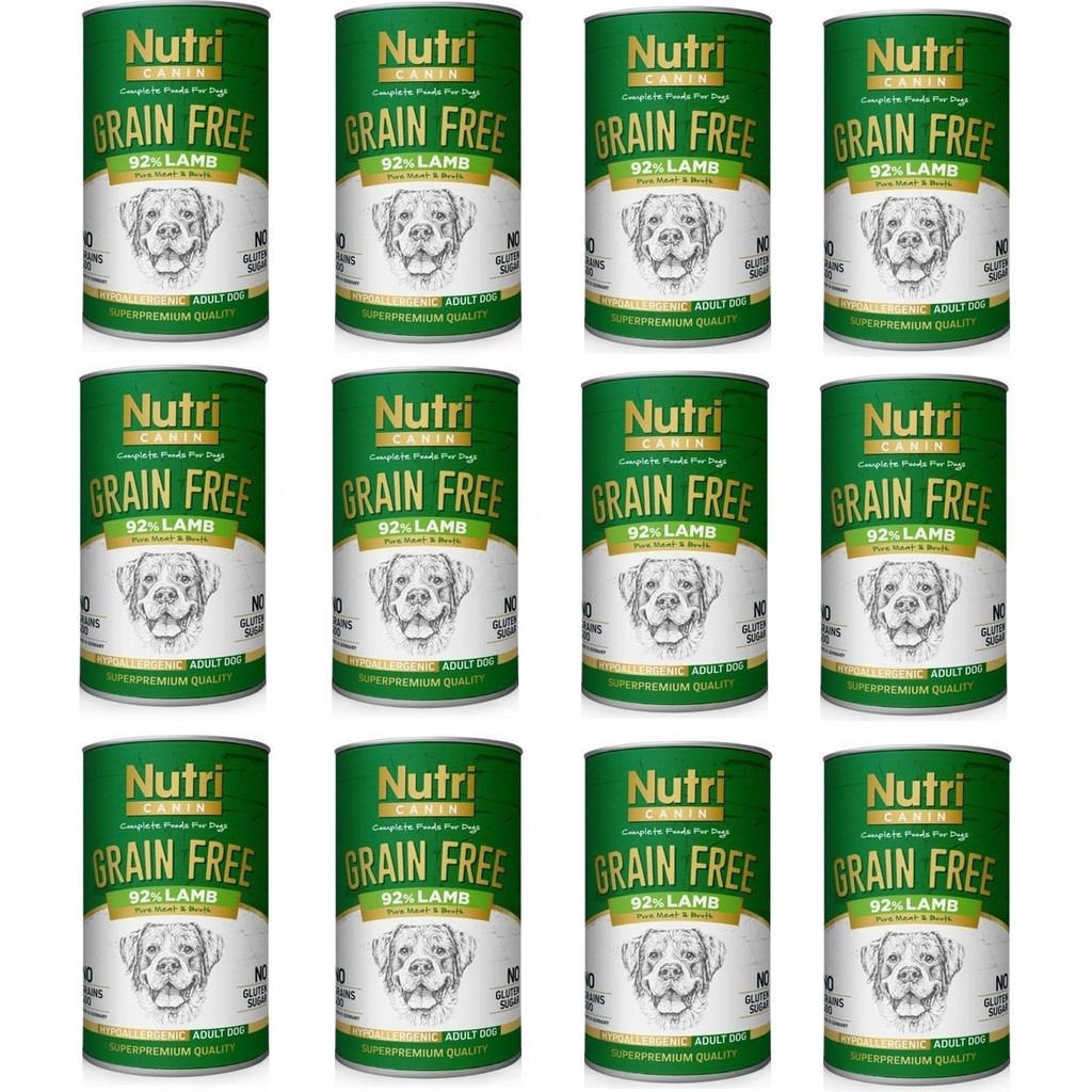 Nutri Canin Tahılsız Kuzu Etli Köpek Konserve 400 Gr. x 12 Adet Diğer Fiyatı