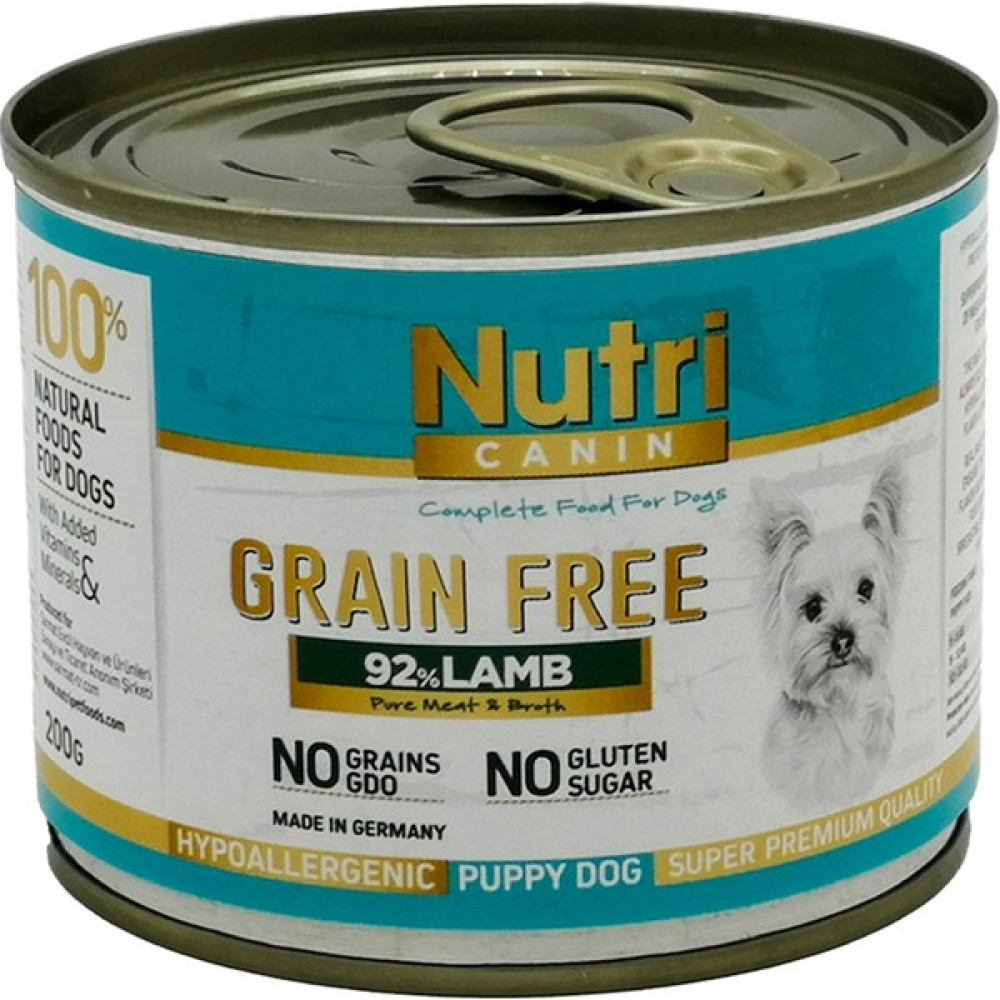Nutri Canine Tahılsız Kuzulu Yavru Köpek Konservesi 200 Gr Evcil Hayvan Ürünleri Fiyatı