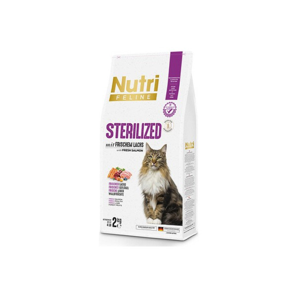 Nutri Feline Adult Sterilised Kısırlaştırılmış Somonlu Yetişkin Kedi Maması 2 kg Evcil Hayvan Ürünleri Fiyatı