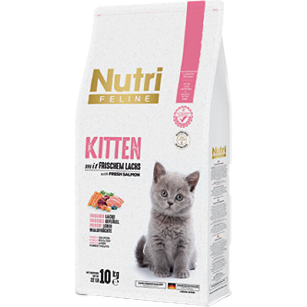 Nutri Feline Kitten Somon Etli 10KG Nutri Feline Yavru Kedi Maması Evcil Hayvan Ürünleri Fiyatı