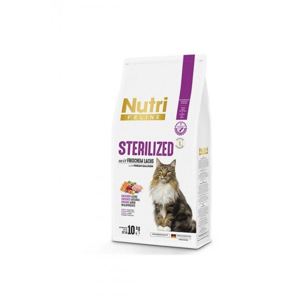 Nutri Feline Sterilised Kisirlastirilmis Tahilsiz Somonlu Kedi Mamasi 10 Kg Evcil Hayvan Ürünleri Fiyatı