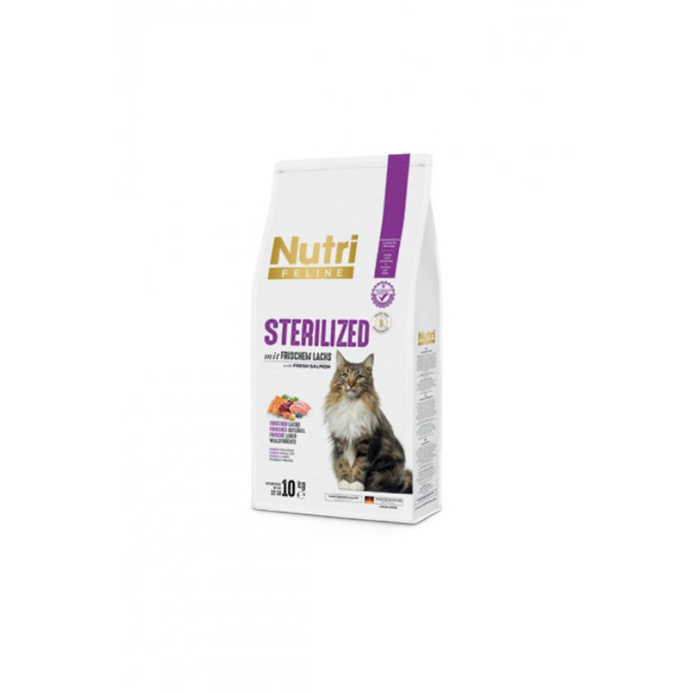 Nutri Feline Sterilized Somon Etli 10Kg Kedi Mamasi Evcil Hayvan Ürünleri Fiyatı
