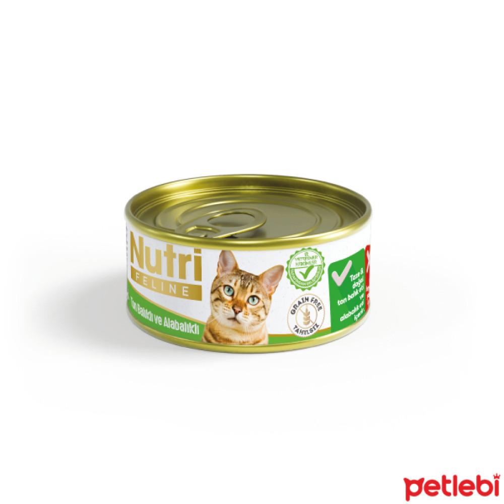Nutri Feline Ton ve Alabalıklı Tahılsız Yetişkin Kedi Konservesi 85gr Evcil Hayvan Ürünleri Fiyatı