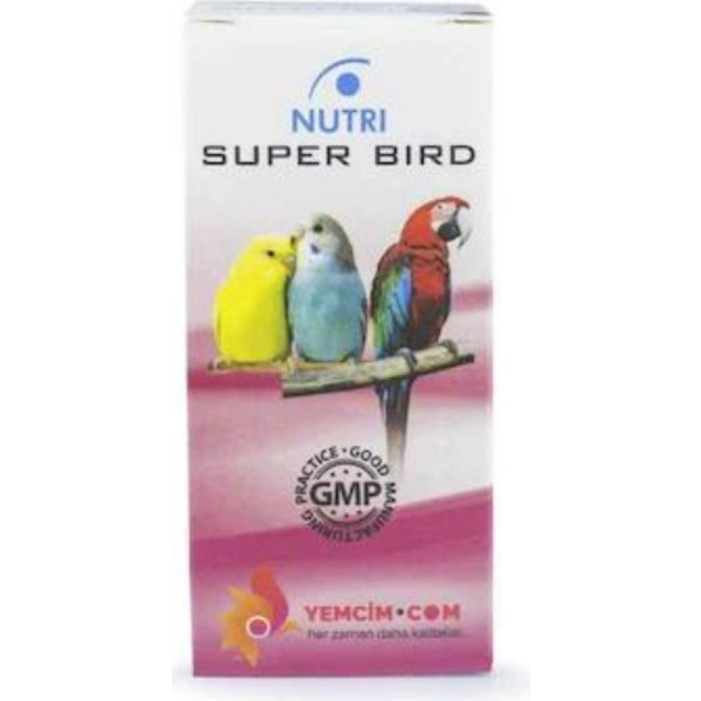 Nutri Super Bird Muhabbet Kuşu, Sultan Papağanı ve Diğer Kafes Kuşları Için Süper Vitamin 50 ml Evcil Hayvan Ürünleri Fiyatı