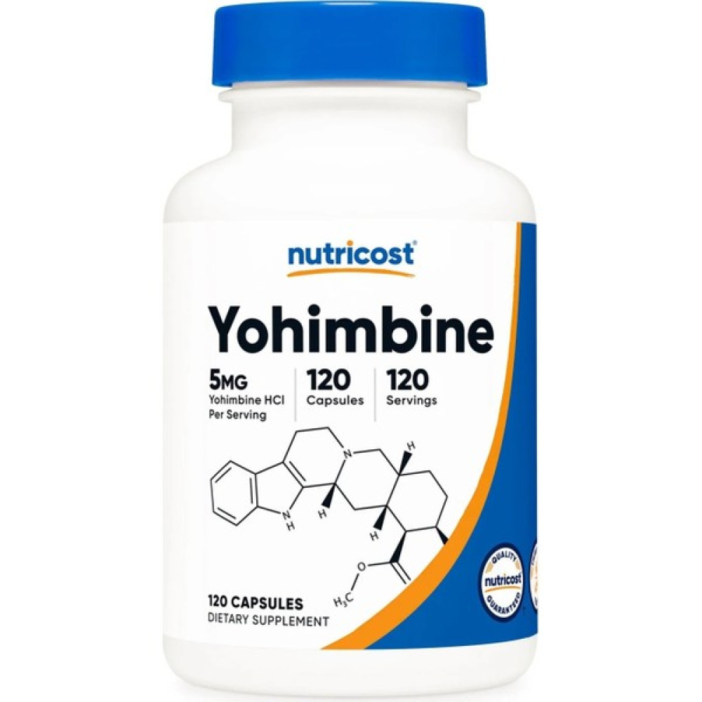 Nutricost, Yohımbıne Fat Burner Bitkisel Hcl 5 Mg 120 Capsul - 120 KAPSÜL Sporcu Besinleri Fiyatı