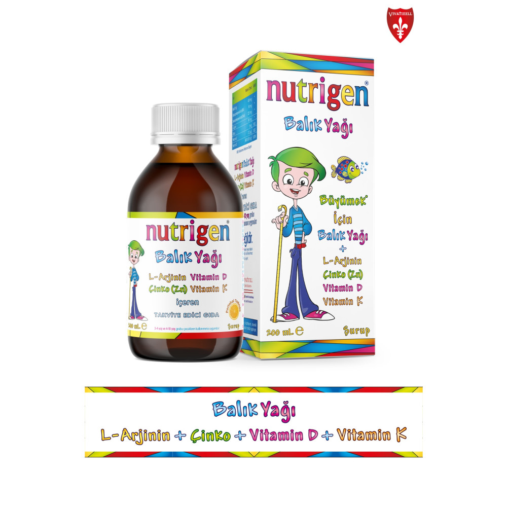 Nutrigen Balık Yağı Şurup 200 ml Balık Yağı / Omega 3 - 6 - 9 Fiyatı