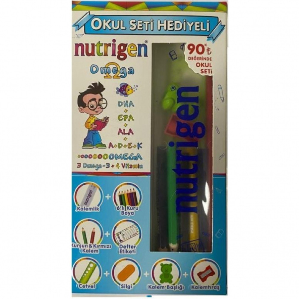 Nutrigen Omega 3 Balik Yagi Surubu Portakal Aromali 200 Ml Okul Seti Li Skt;06/2025 Kişisel Bakım Gereçleri Fiyatı