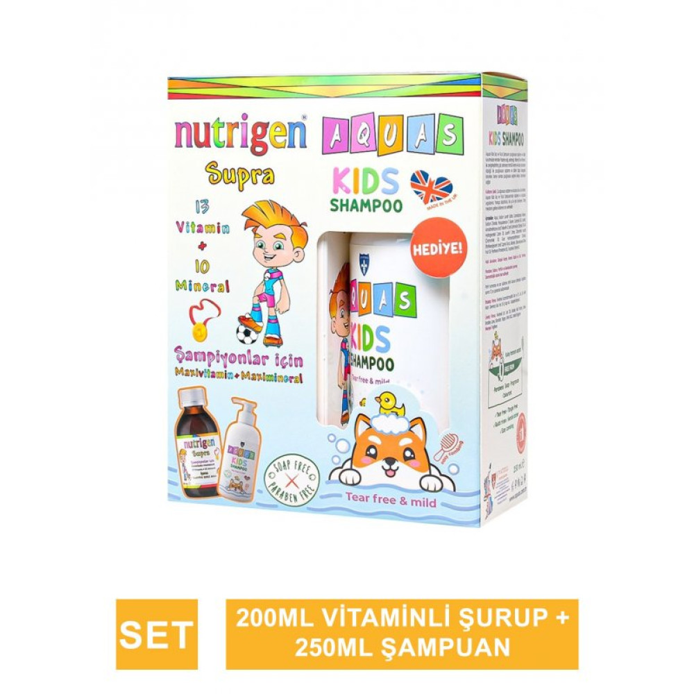 Nutrigen Supra 200 Ml - Aquas Kids Sampuan Hediye - Şampuan ve Saç Kremi Fiyatı