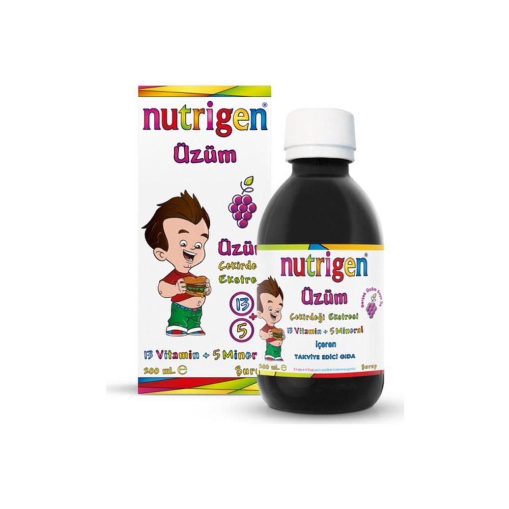 Nutrigen Üzüm Çekirdeği Ekstreli Vitamin Mineral Şurubu 200 ml Sağlık / Diyet Fiyatı