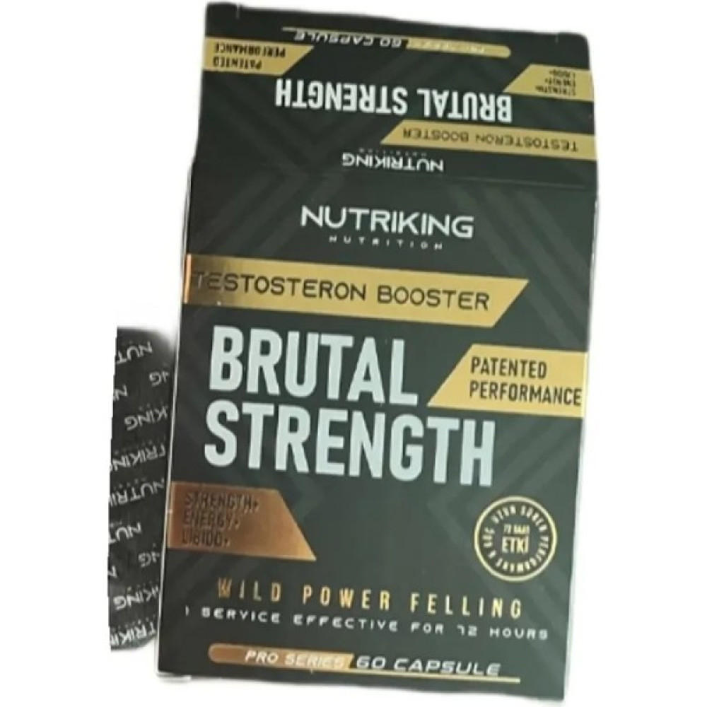 Nutriking Brutal Strength Plus 60 Kapsül 72 Saat Etki - Aromasız Oto Boyaları Fiyatı