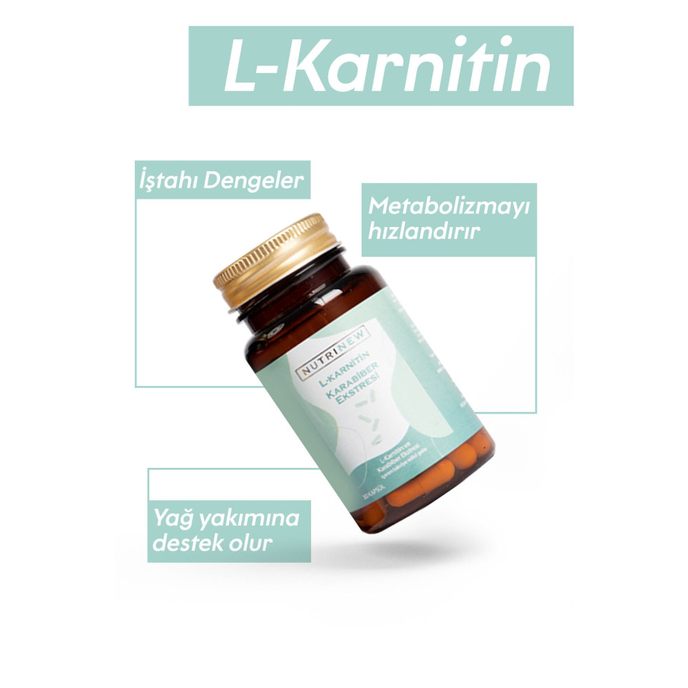Nutrinew Vitamins Nutrinew L-karnitin Yağ Yakıcı Fiyatı