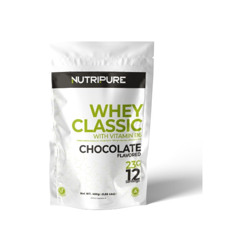 Nutripure Doypack Whey Classic 480 gr - Çikolata Aromalı Protein Tozları Fiyatı