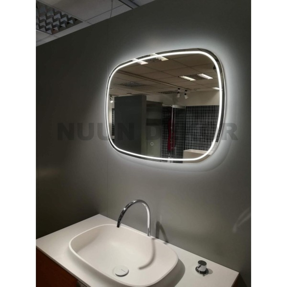 Nuun Dekor Dokunmatik LED Işıklı Banyo Aynası (Dimmer Özellikli) - Beyaz Ledli - 70x90 Oto Boyaları Fiyatı