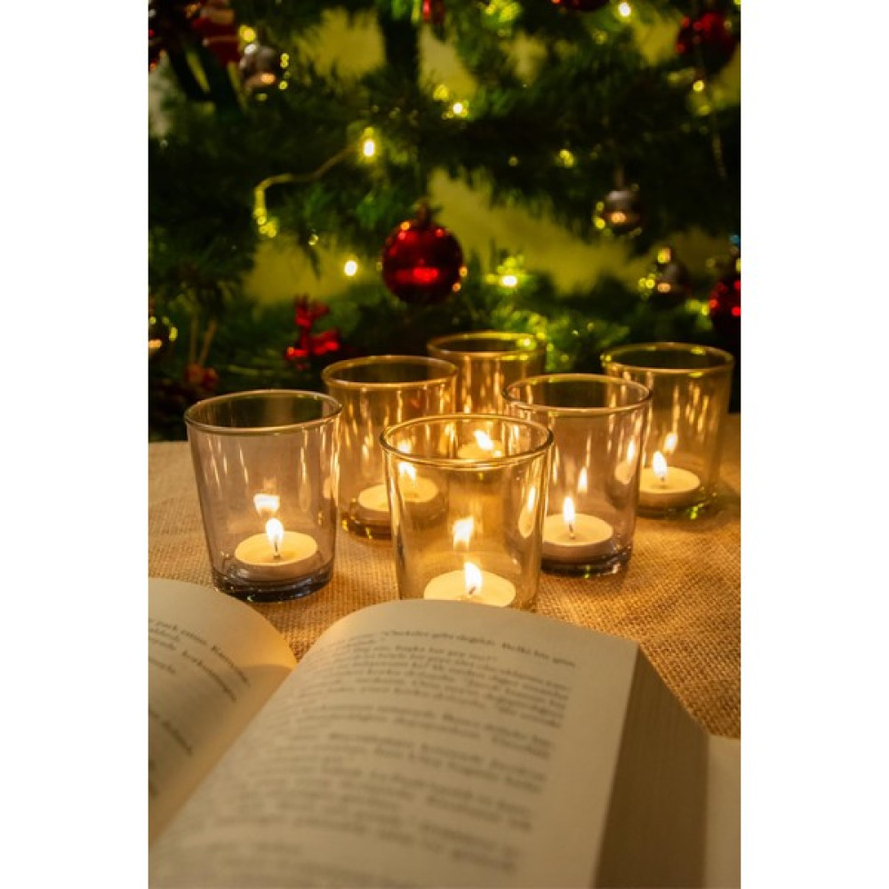 Nuun Tealight Renkli Cam Mumluk Seti Dekoratif-6'lı (Mumlar Dahil Değil) Şamdan Fiyatı