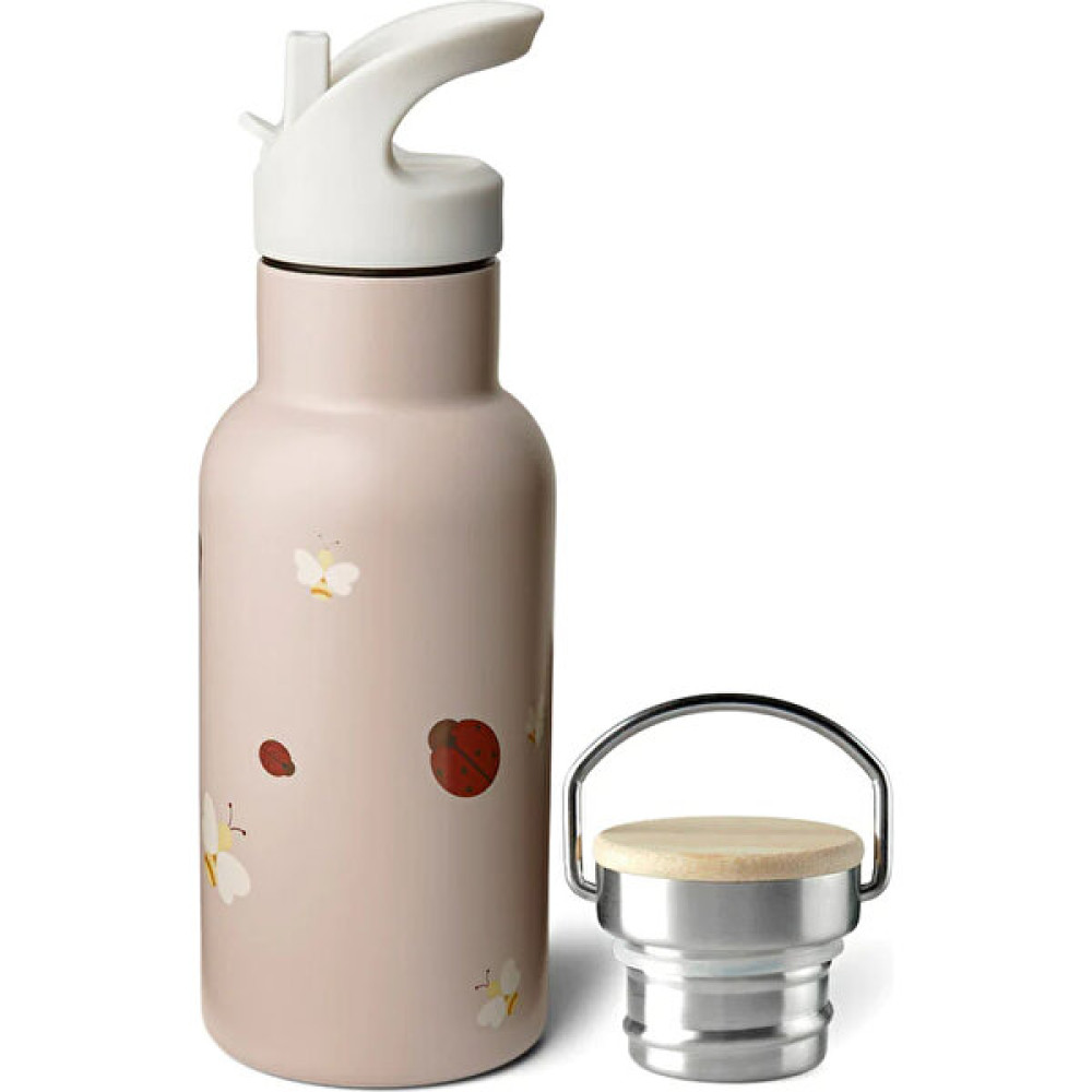 Nuuroo Bertil Pipetli Paslanmaz Çelik Termos Sand Flower Bee Krem 350 ML Suluk Fiyatı