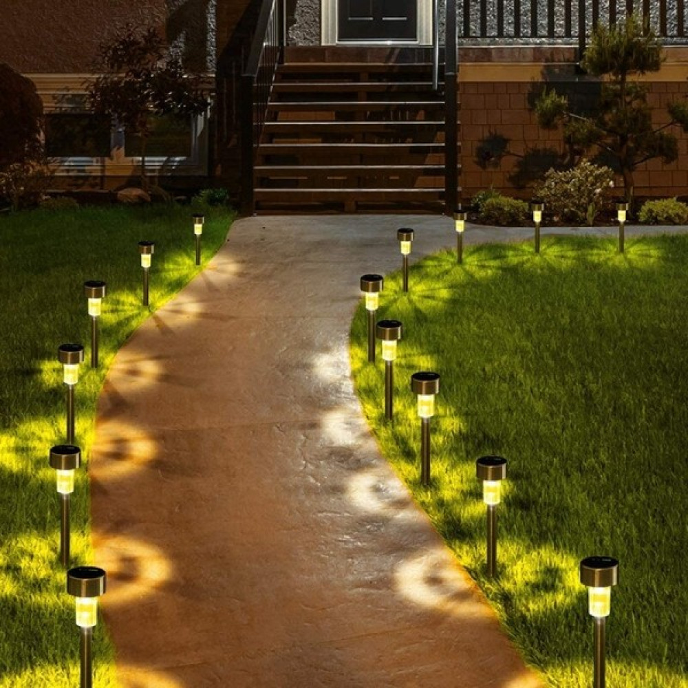 Nuveden Gün Işığı Sarı Ledli Solar Güneş Enerjili Bahçe Lambası 10 Lu Set Metal Gövdeli Dış Mekan & Bahçe Oyuncakları Fiyatı