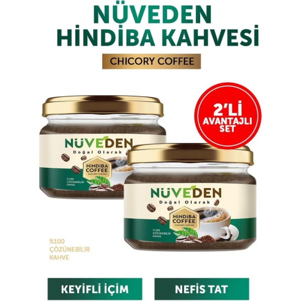 Nüveden Hindiba Kahvesi % 100 Doğal Detox Diyet Kahvesi 2X150 gr - 150 gr Kahve Fiyatı