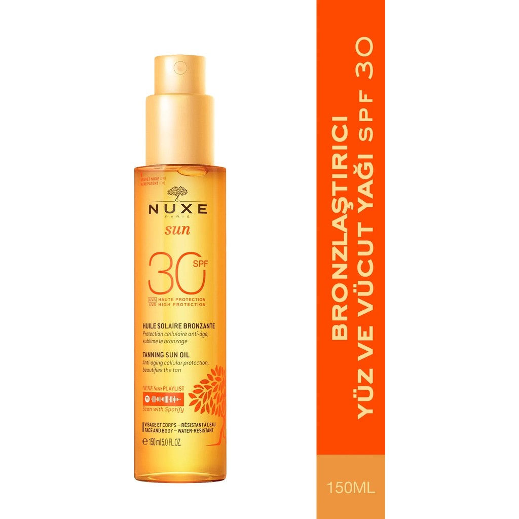 Nuxe Huile Bronzante Haute Protection Spf 30 150 ml" Güneş Kremleri ve Losyonları Fiyatı