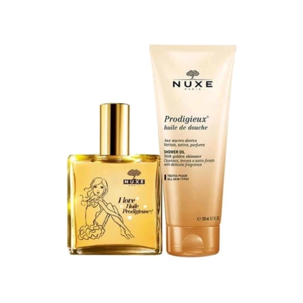 Nuxe Huile Prodigieuse Cok Amacli Kuru Yag 100 Ml + Huile De Douche Dus Yagi 200 Ml Duş Jelleri ve Banyo Köpükleri Fiyatı