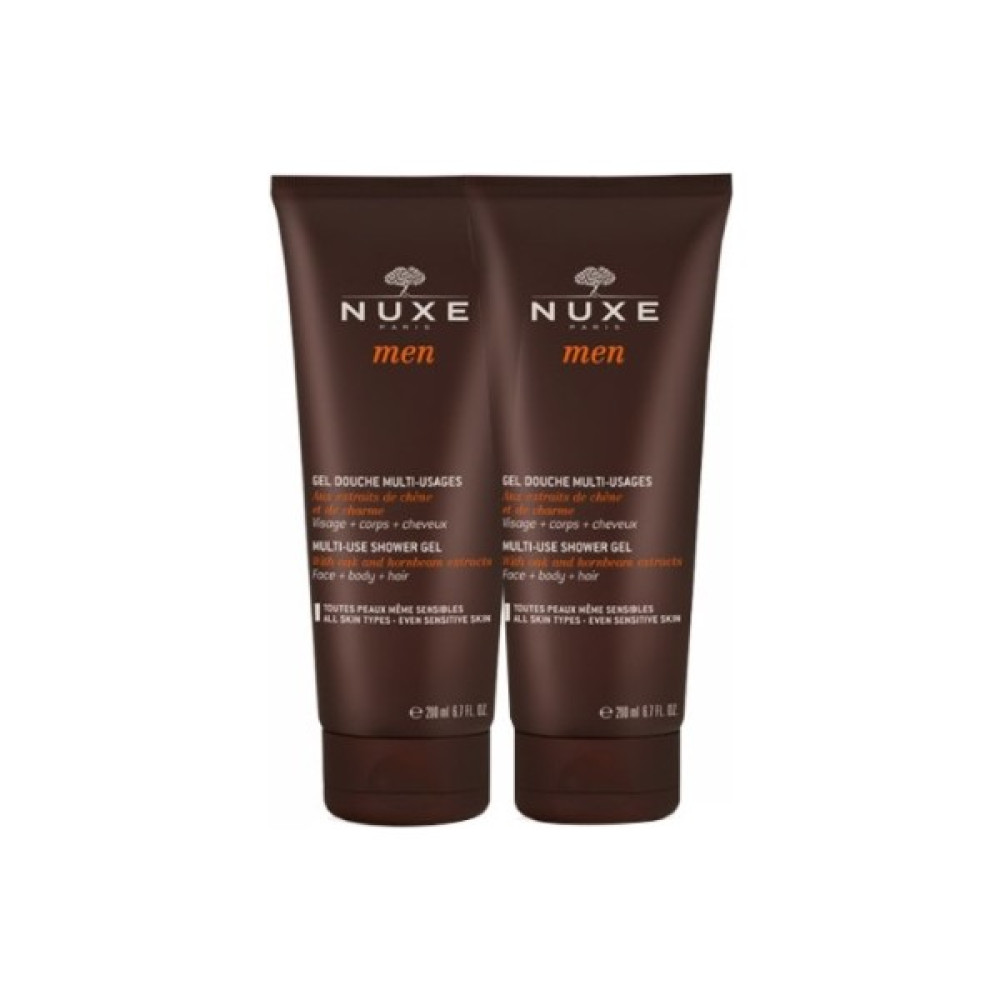 Nuxe Men Duş Jeli 2x200 ml Duş Jelleri ve Banyo Köpükleri Fiyatı