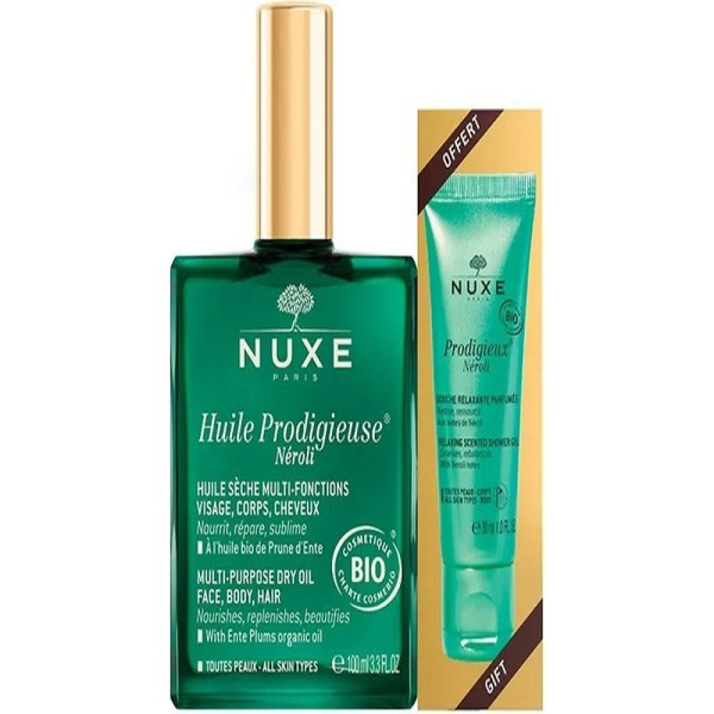 Nuxe Prodigieux Huile Neroli 100 ml + SHOWER Gel 30 ml Nemlendiriciler Fiyatı