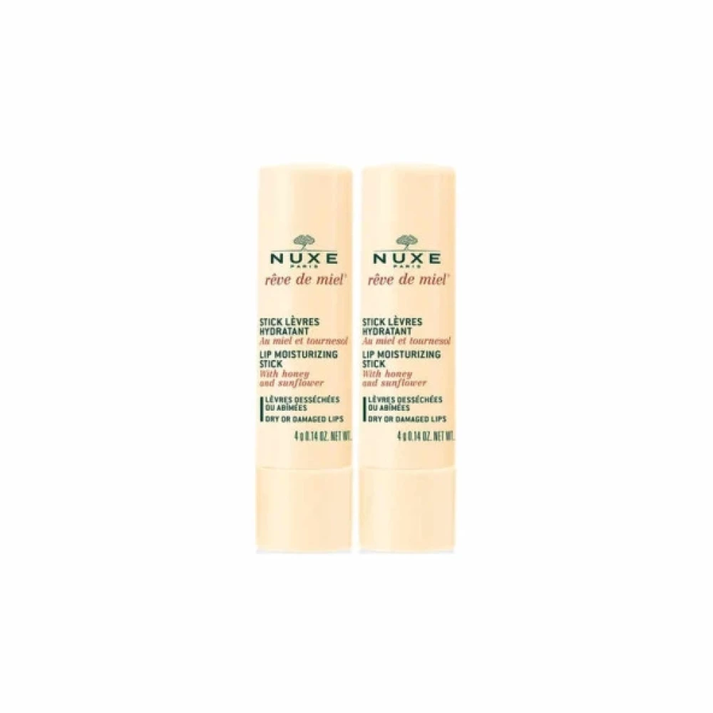 Nuxe Reve De Miel Lip Moisturizing Stick 2X4g Set Dudak Bakımı / Koruyucu Fiyatı