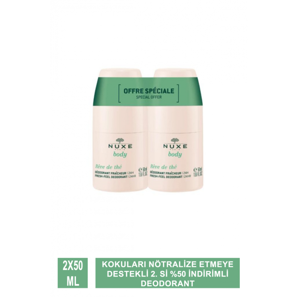 Nuxe Reve De The Body Fresh Feel Deodorant 50Ml 2.Si %50 Indirimli Kadın Parfümleri Fiyatı