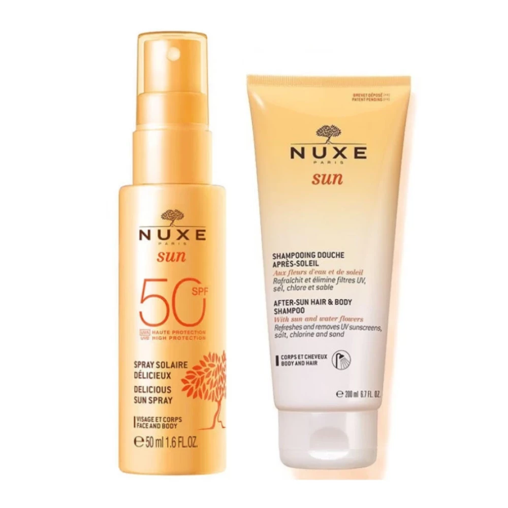 Nuxe Sun Gunes Koruyucu Yuz Ve Vucut Spreyi Spf 50 50 Ml-Nuxe Sun Gunes Sonrasi Sampuani 200 Ml 3264680039652 Güneş Sonrası Kremler ve Losyonları Fiyatı