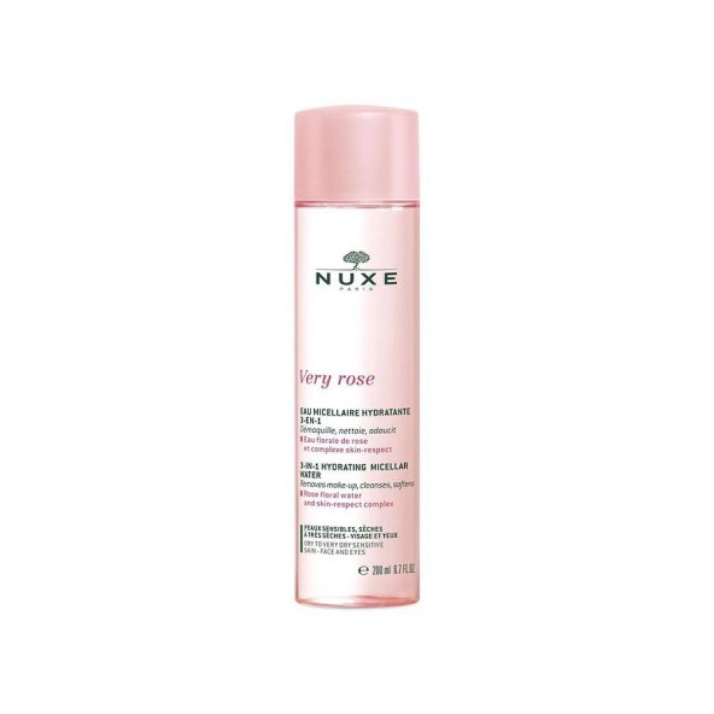 Nuxe Very Rose 3-In 1 Soothing Micellar Water - Temizleyici Misel Su 200 Ml Makyaj Temizleyicileri Fiyatı