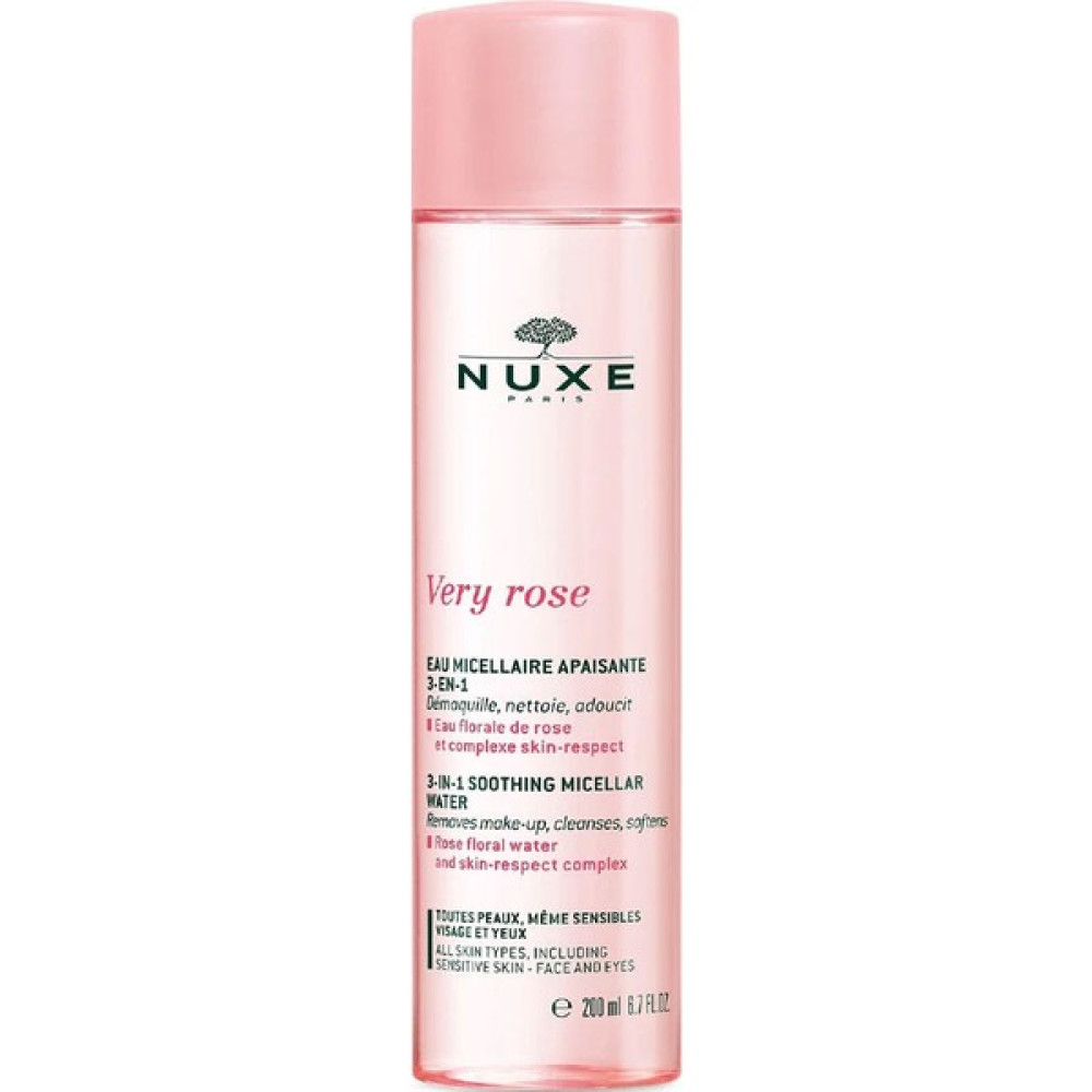 Nuxe Very Rose 3-In 1 Soothing Micellar Water - Temizleyici Misel Su 200ml Cilt Temizleme ve Peeling Fiyatı
